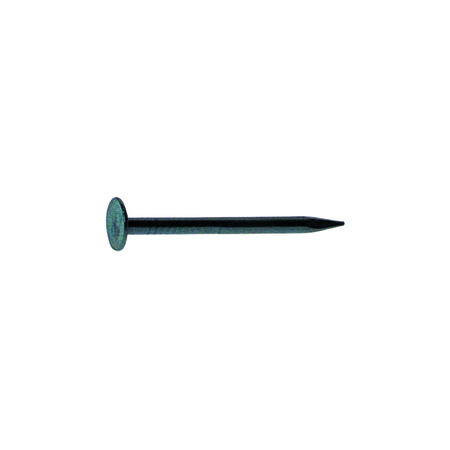 GRIP-RITE Roofing Nail, 1-3/8 in L, Steel, Galvanized Finish, 12-1/2 ga 138BLDW5